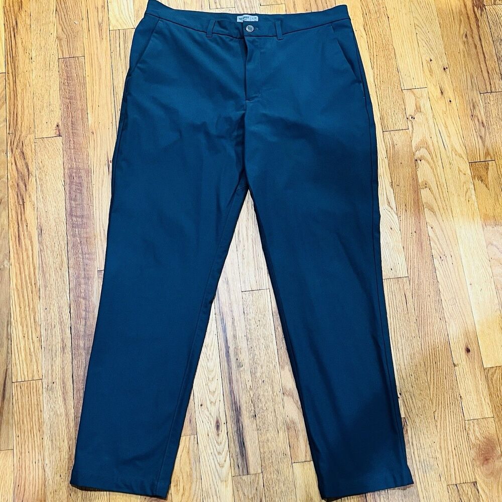 VRST Athletic Men's Performance Pants Size 36x32 Blue Golf Travel Chinos